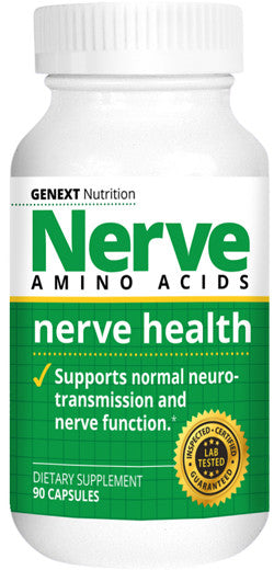 Nerve Amino Acids — supports normal neurotransmission and nerve function — 90 capsules.