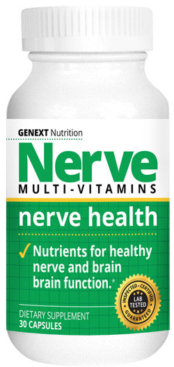 Nerve Multivitamins — nutrients for healthy nerve and brain function — 30 capsules.