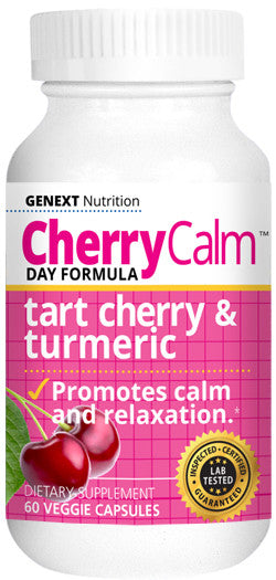 Tart cherry and turmeric promotes calm and relaxation.
